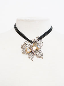 Vintage x Butterfly Rhinestone Choker