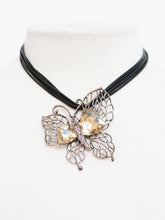 Load image into Gallery viewer, Vintage x Butterfly Rhinestone Choker