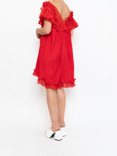 Load image into Gallery viewer, Vintage x Silk Red Night Gown (S, M)