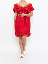 Load image into Gallery viewer, Vintage x Silk Red Night Gown (S, M)