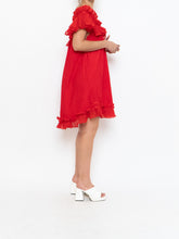 Load image into Gallery viewer, Vintage x Silk Red Night Gown (S, M)