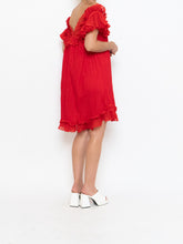 Load image into Gallery viewer, Vintage x Silk Red Night Gown (S, M)