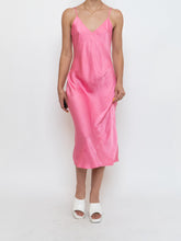 Load image into Gallery viewer, WILFRED x Pink Satin Slip Dress (XS)