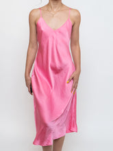 Load image into Gallery viewer, WILFRED x Pink Satin Slip Dress (XS)