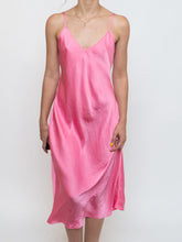 Load image into Gallery viewer, WILFRED x Pink Satin Slip Dress (XS)