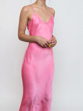 Load image into Gallery viewer, WILFRED x Pink Satin Slip Dress (XS)