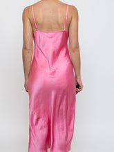 Load image into Gallery viewer, WILFRED x Pink Satin Slip Dress (XS)