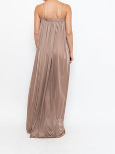 Vintage x Satin Bronze Dress Set (S)