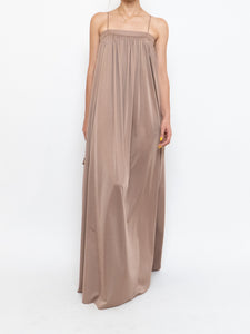 Vintage x Satin Bronze Dress Set (S)