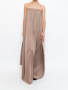 Vintage x Satin Bronze Dress Set (S)