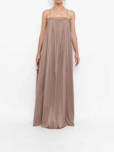 Vintage x Satin Bronze Dress Set (S)