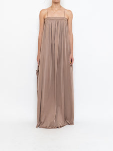 Vintage x Satin Bronze Dress Set (S)