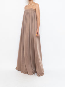 Vintage x Satin Bronze Dress Set (S)
