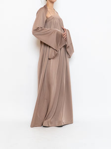 Vintage x Satin Bronze Dress Set (S)