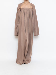 Vintage x Satin Bronze Dress Set (S)