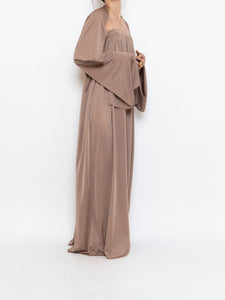 Vintage x Satin Bronze Dress Set (S)