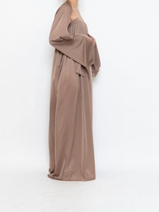 Vintage x Satin Bronze Dress Set (S)