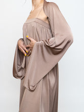 Load image into Gallery viewer, Vintage x Satin Bronze Dress Set (S)