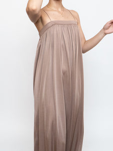 Vintage x Satin Bronze Dress Set (S)