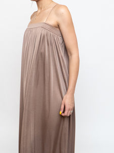 Vintage x Satin Bronze Dress Set (S)