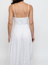 Load image into Gallery viewer, Vintage x BETSEY JOHNSON Silk Rhinestone White Dress (XS, S)