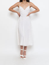 Load image into Gallery viewer, Vintage x BETSEY JOHNSON Silk Rhinestone White Dress (XS, S)