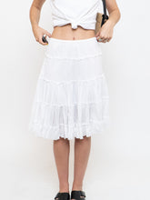 Load image into Gallery viewer, Vintage x White Pleated Midi Skirt (XS-M)
