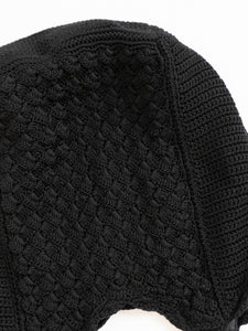 Vintage x Black Crochet Large Purse
