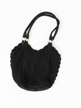 Load image into Gallery viewer, Vintage x Black Crochet Large Purse