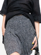 Load image into Gallery viewer, ESSENTIAL ANTWERP x Flowy Black And White Pleated Skirt (S, M)