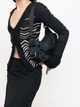 Load image into Gallery viewer, PAOLA FRANI x Made in Italy x Black Patterned Mohair-Blend Cardigan (36)