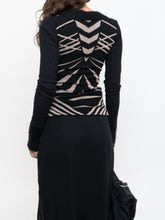 Load image into Gallery viewer, PAOLA FRANI x Made in Italy x Black Patterned Mohair-Blend Cardigan (36)