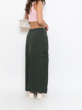 Load image into Gallery viewer, Vintage x Made in Hong Kong x Cotton Forest Green Maxi Skirt (M, L)