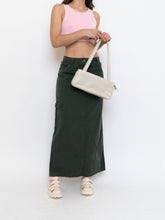 Load image into Gallery viewer, Vintage x Made in Hong Kong x Cotton Forest Green Maxi Skirt (M, L)
