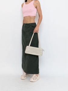 Vintage x Made in Hong Kong x Cotton Forest Green Maxi Skirt (M, L)