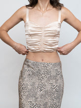 Load image into Gallery viewer, Modern x Satin Nude Crop Top (XS)
