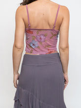 Load image into Gallery viewer, Modern x Pink Floral Mesh &amp; Lace Tank (XS, S)