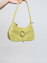 Load image into Gallery viewer, Vintage x Lime Green Studded Purse