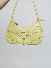 Load image into Gallery viewer, Vintage x Lime Green Studded Purse