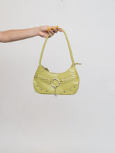 Load image into Gallery viewer, Vintage x Lime Green Studded Purse