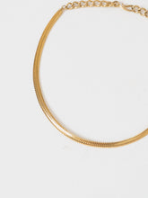 Load image into Gallery viewer, Vintage Gold Plated Chain Choker Necklace