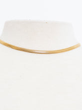 Load image into Gallery viewer, Vintage Gold Plated Chain Choker Necklace