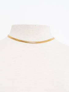 Vintage Gold Plated Chain Choker Necklace