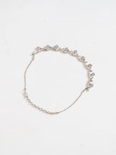 Load image into Gallery viewer, Vintage x Silver &quot;X&#39; Rhinestone Choker Necklace