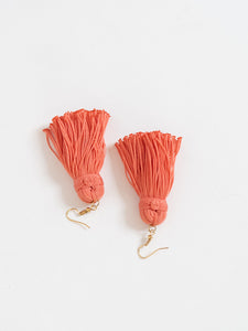 Made in Mexico x Coral Fringe Earring