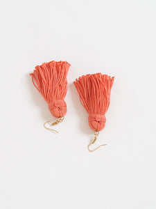 Made in Mexico x Coral Fringe Earring