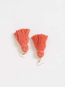 Made in Mexico x Coral Fringe Earring