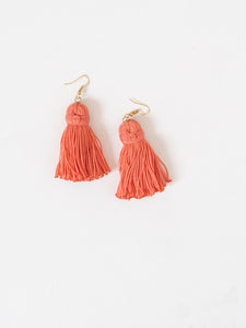 Made in Mexico x Coral Fringe Earring