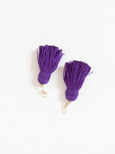 Made in Mexico x Purple Fringe Earring