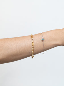 Vintage x Gold Circle Rhinestone Bracelet